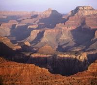 View from the edge at the Grand Canyon